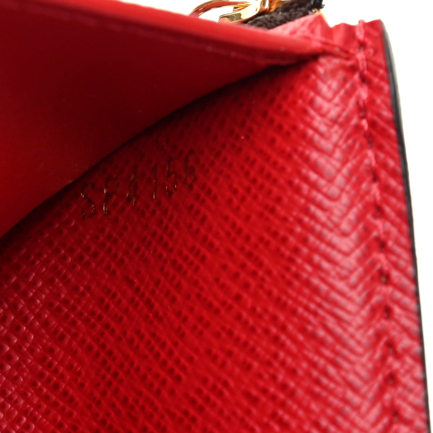 Damier Ebene Victorine Wallet Cherry