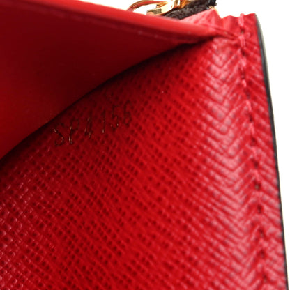 Louis Vuitton Damier Ebene Victorine Wallet Cherry 7 of 7