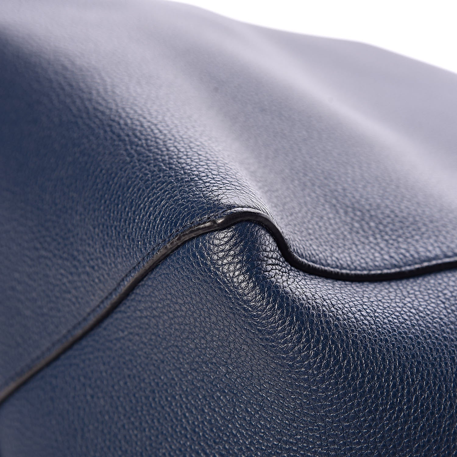 Celine Soft Grained Calfskin Medium Belt Cabas Phantom Abyss Blue 14 of 14