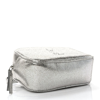 Saint Laurent Metallic Lambskin Monogram Lou Belt Bag Argento 3 of 7