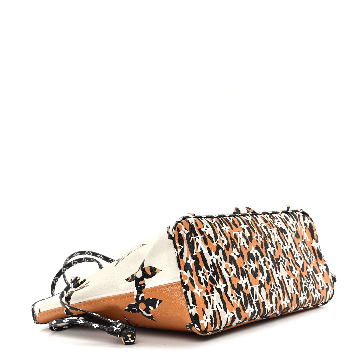 Louis Vuitton Monogram Giant Jungle Neverfull MM Ivory 5 of 12