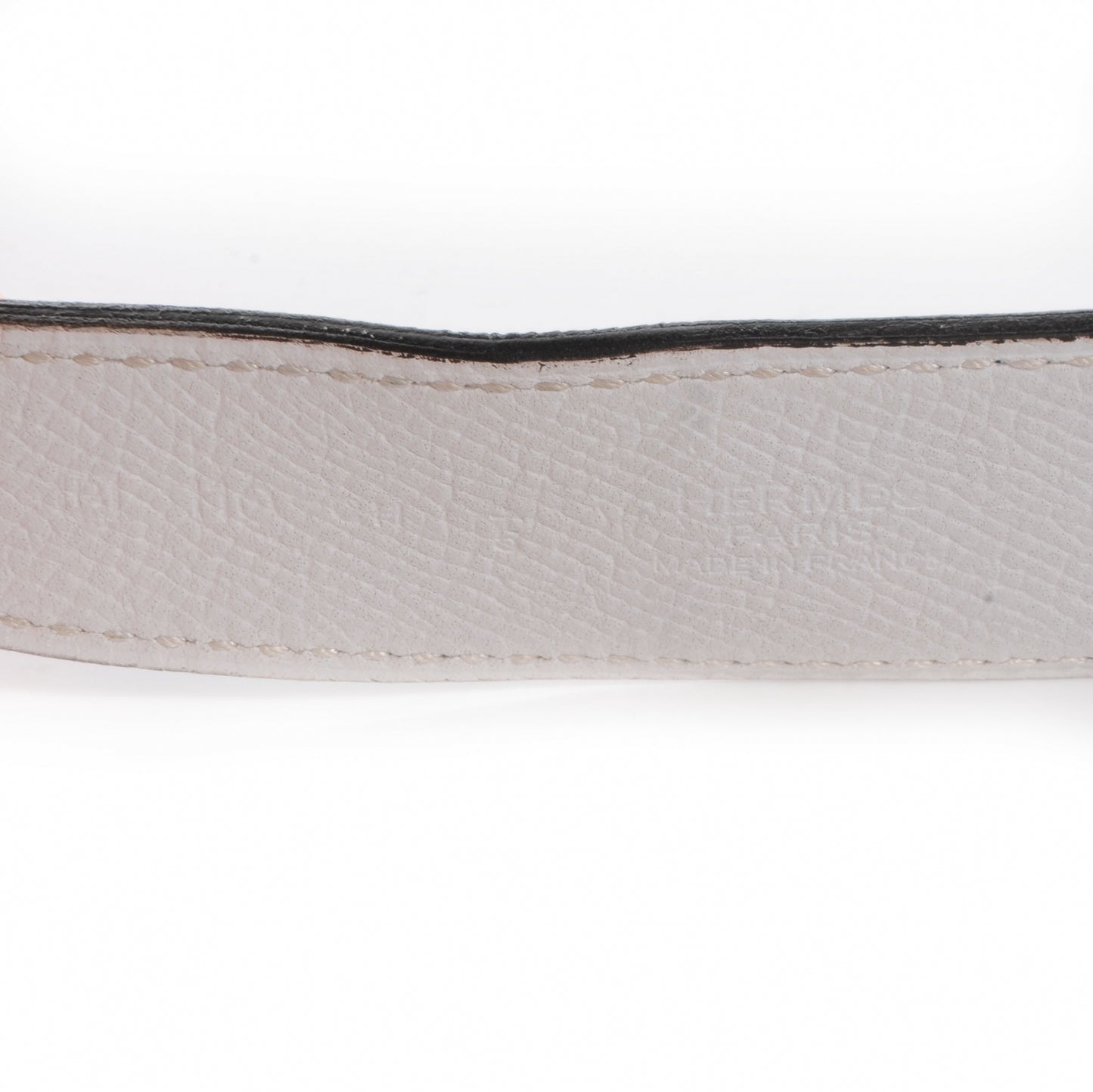 Epsom Swift Reversible 32mm Belt Strap 110 White Blue Jean