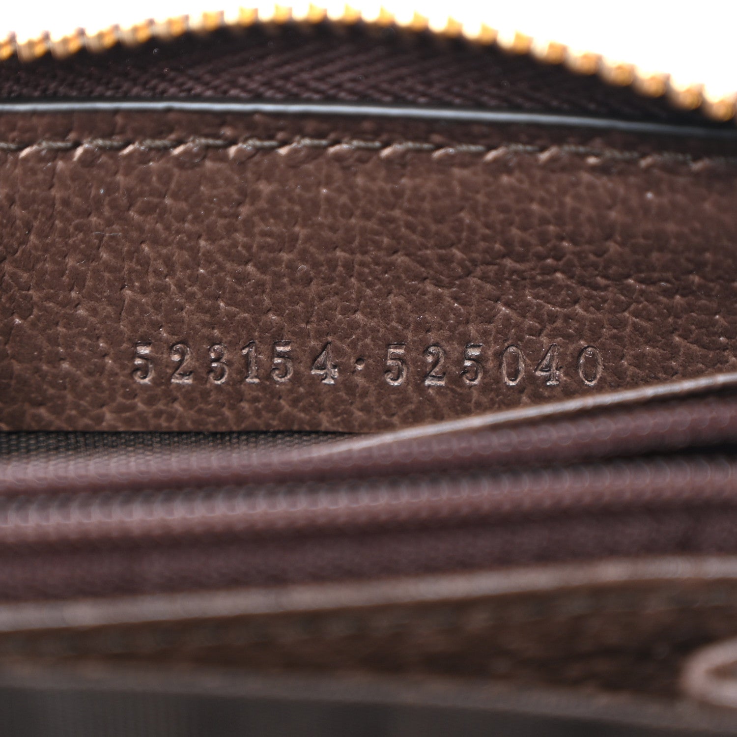 Gucci GG Supreme Monogram Web Ophidia Zip Around Wallet Brown 7 of 8