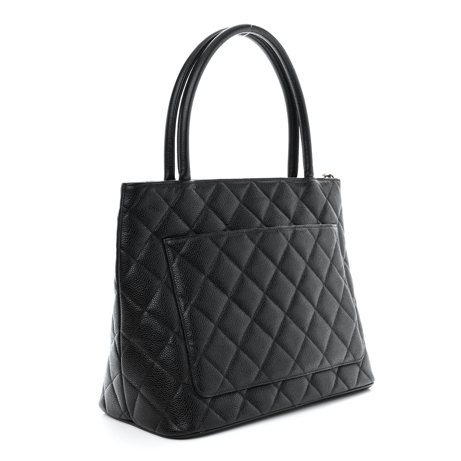 Chanel Caviar Quilted Medallion Tote Black 3 of 11