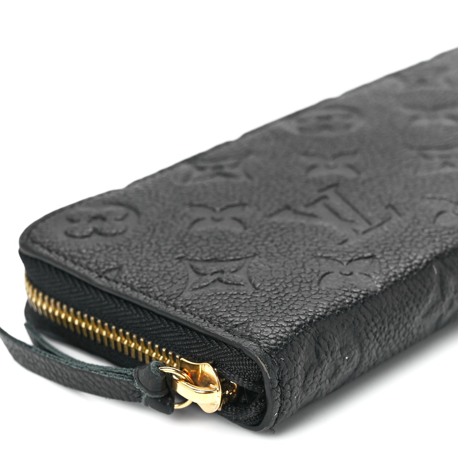 Louis Vuitton Empreinte Clemence Wallet Black 9 of 10
