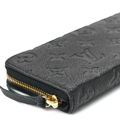 Louis Vuitton Empreinte Clemence Wallet Black 9 of 10