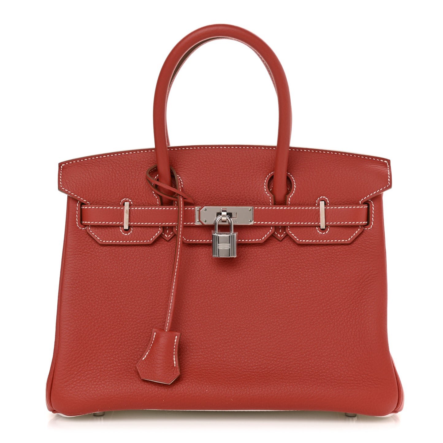 Togo Eclat Birkin 30 Sanguine White