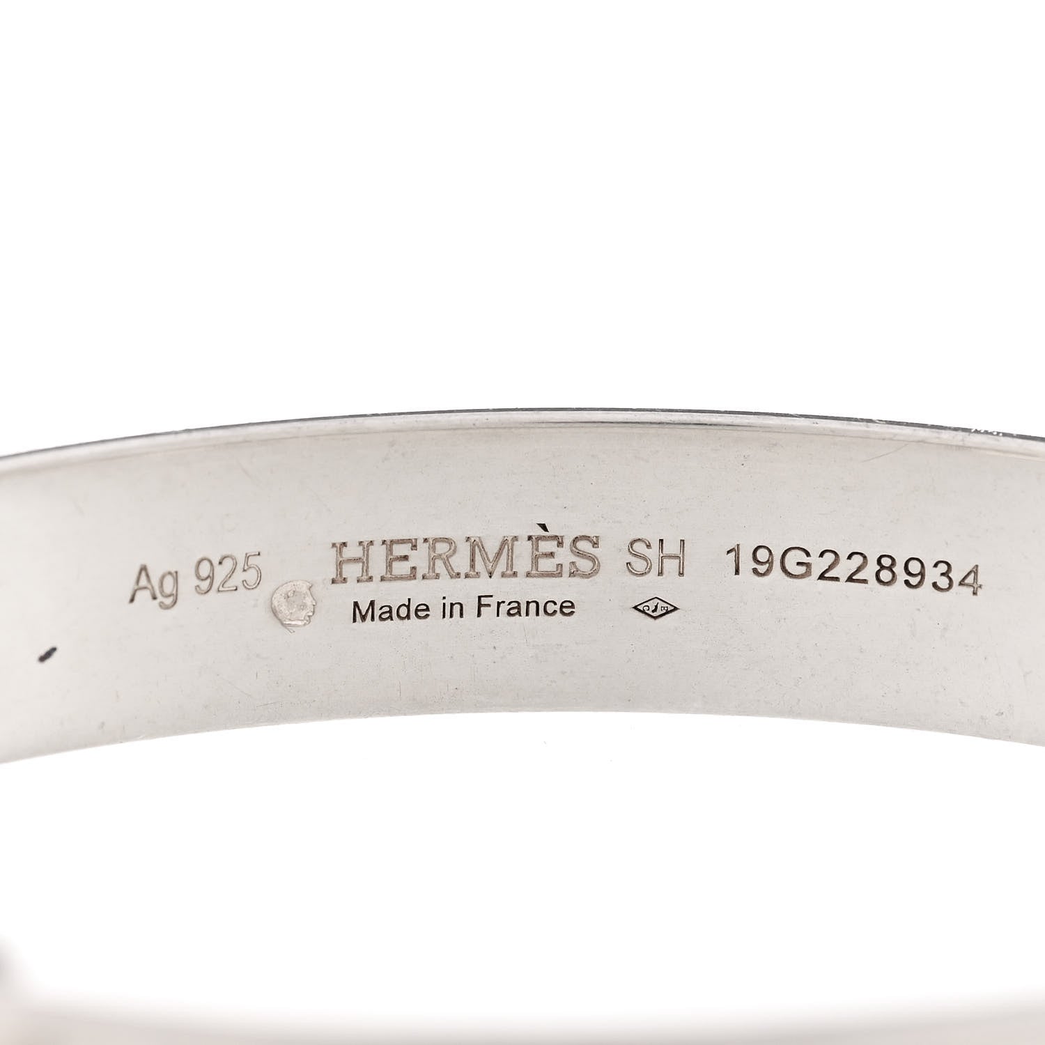 Hermes Sterling Silver PM Collier De Chien Bracelet SH 3 of 3