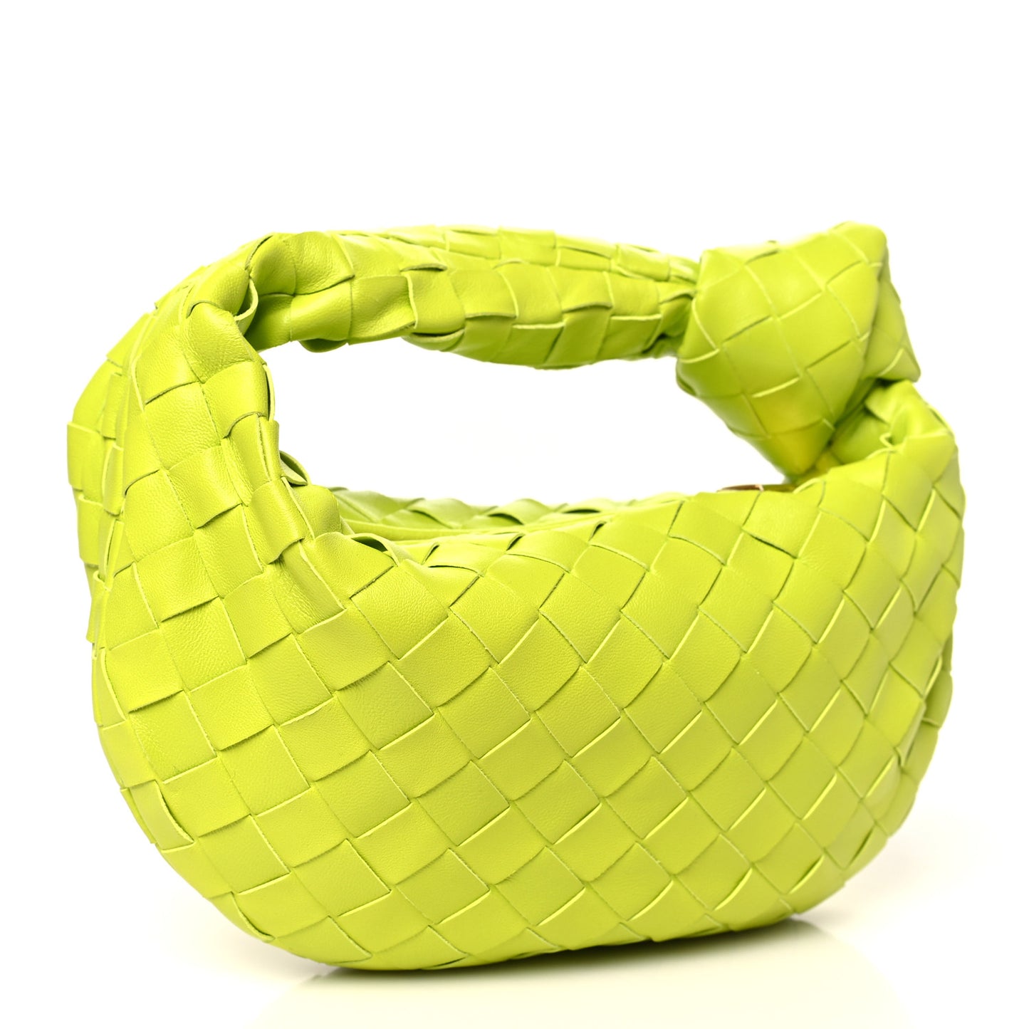 Nappa Intrecciato Mini Jodie Kiwi