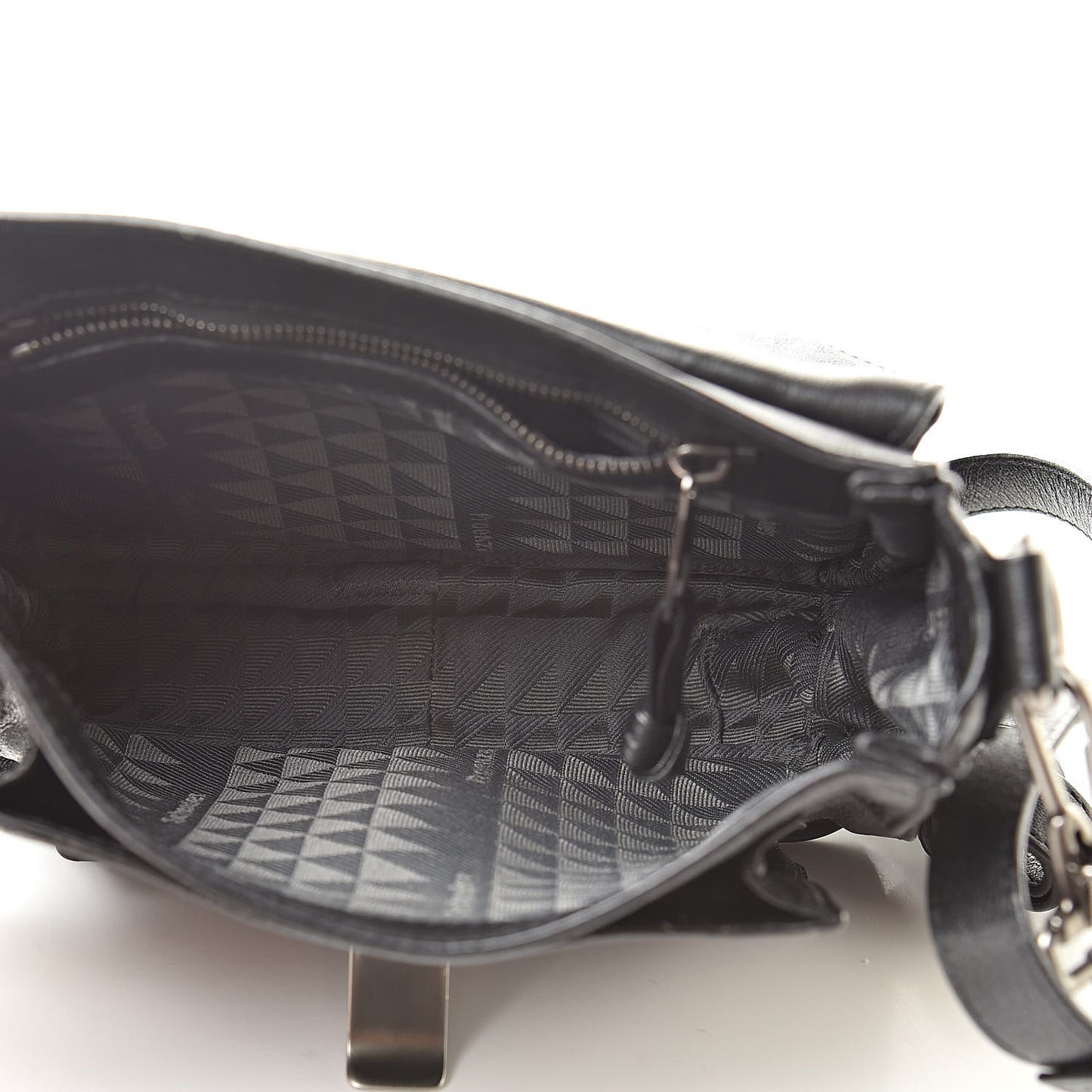 Lambskin PS1 Mini Pouch Messenger Black