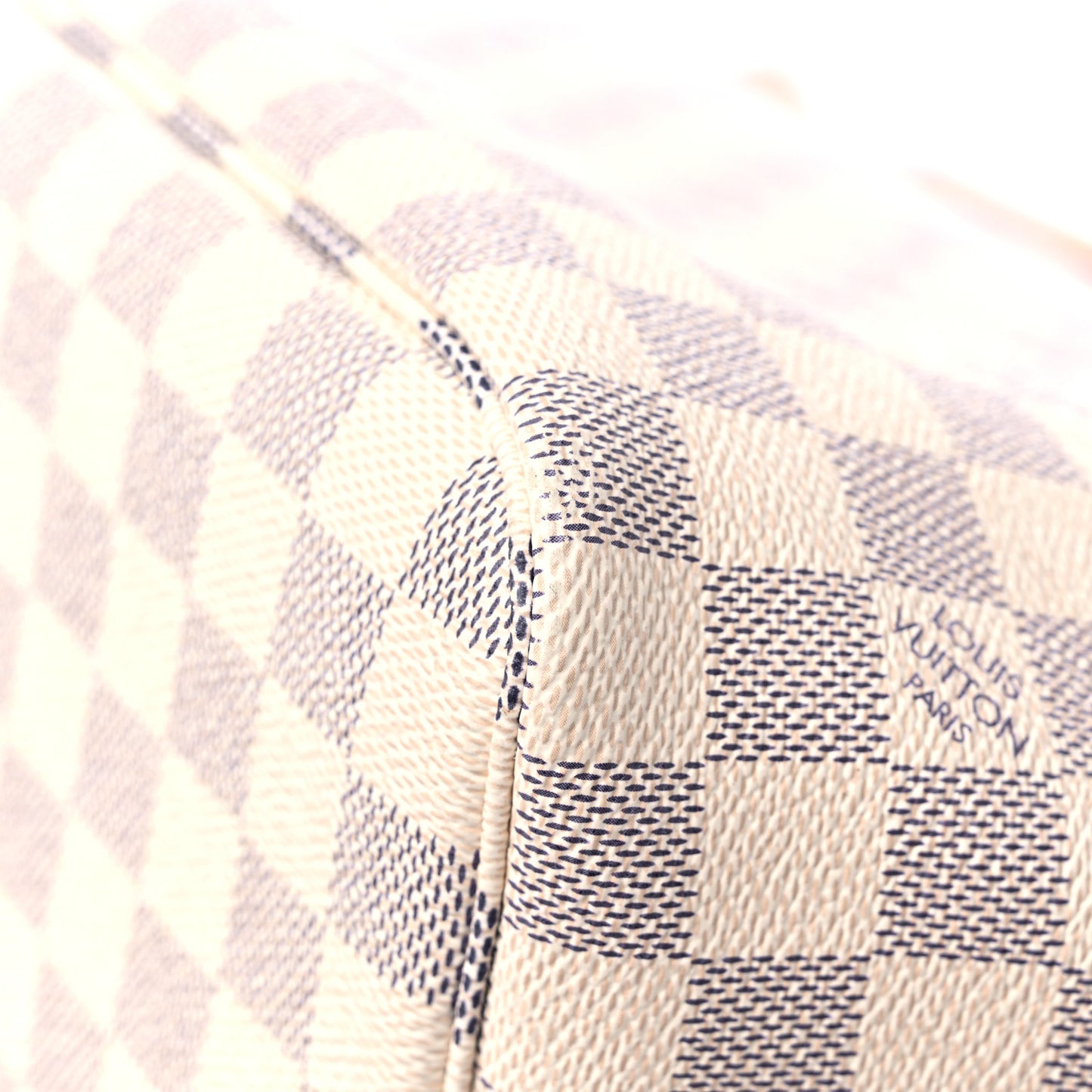 Damier Azur Neo Neverfull MM Rose Ballerine