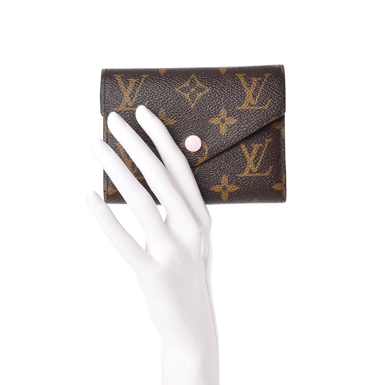 Louis Vuitton Monogram Victorine Wallet Rose Ballerine 2 of 7