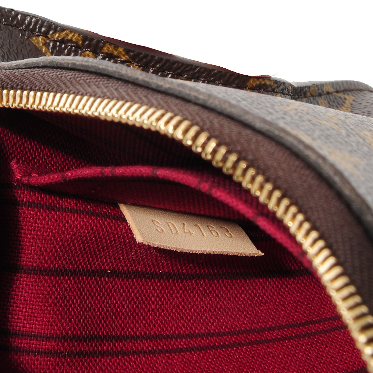 Louis Vuitton Monogram Neverfull MM GM Pochette Fuchsia 7 of 8