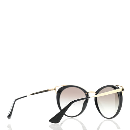 Prada Horn Metal Cinema Sunglasses SPR66T Black 4 of 9