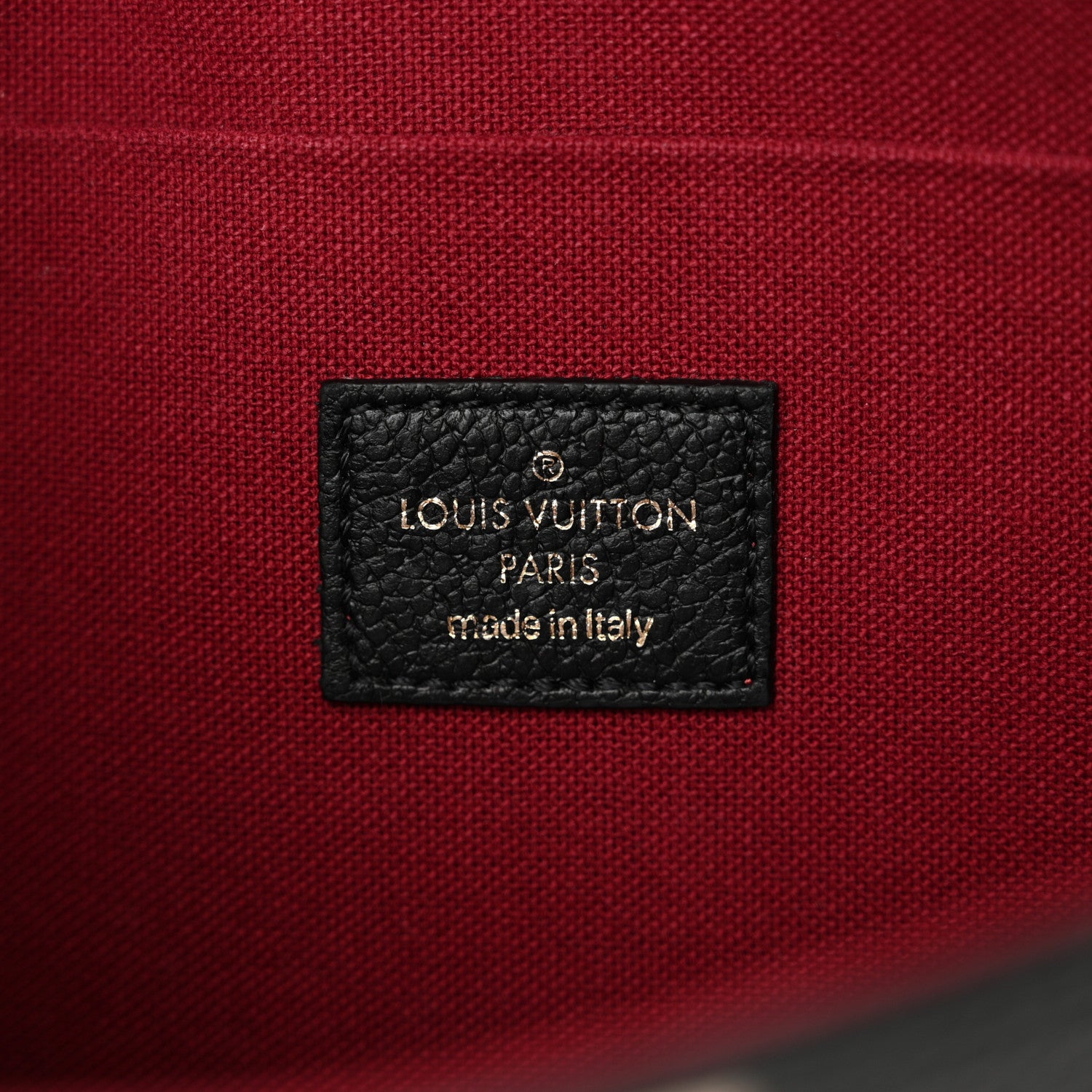 Louis Vuitton Empreinte Monogram Giant Felicie Pochette Black Beige 6 of 12