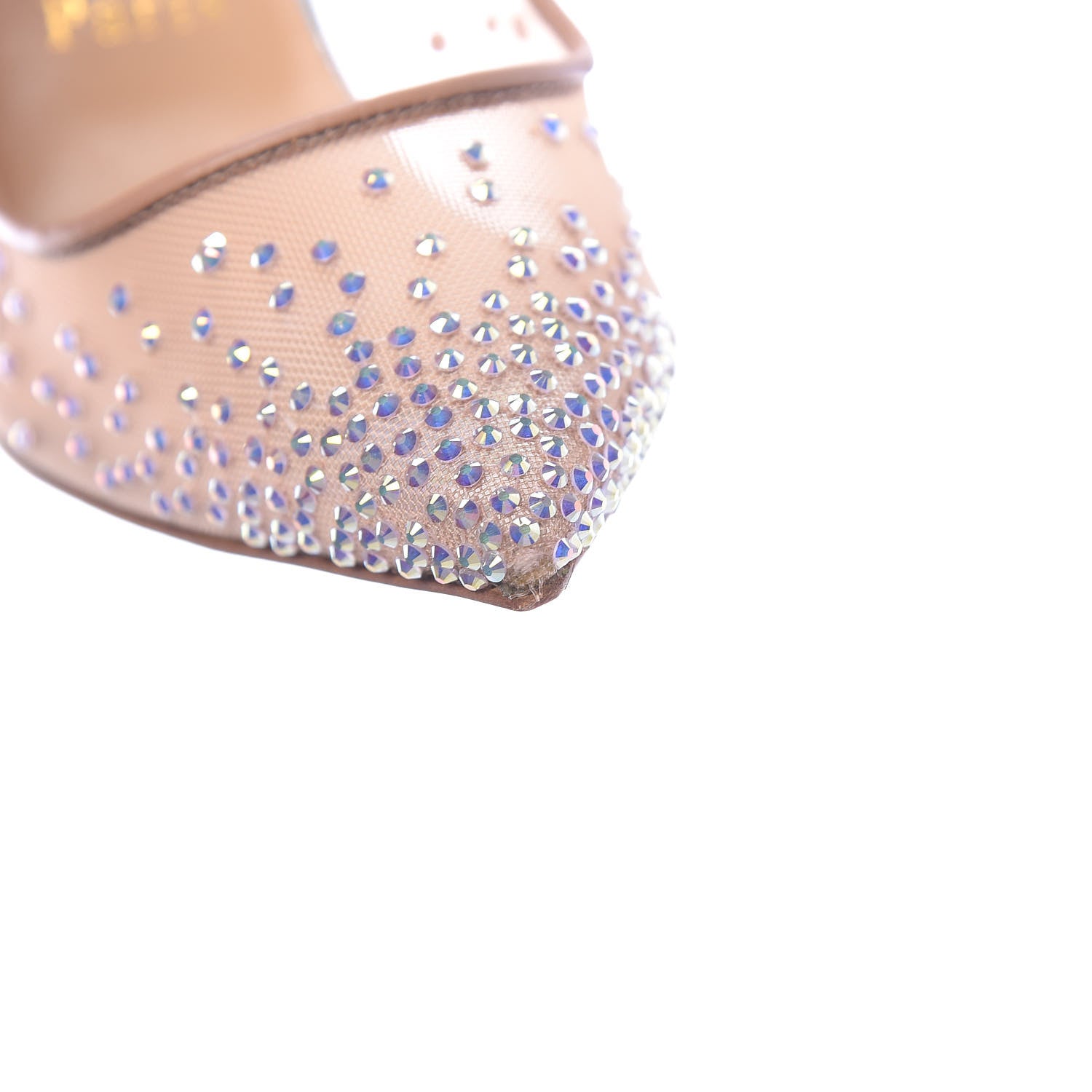 Christian Louboutin Crystal Strass Follies 100 Pumps 37 Crystal 8 of 9