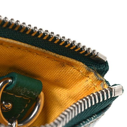 Goyard Goyardine Nano Senat Key Pouch Green 8 of 8