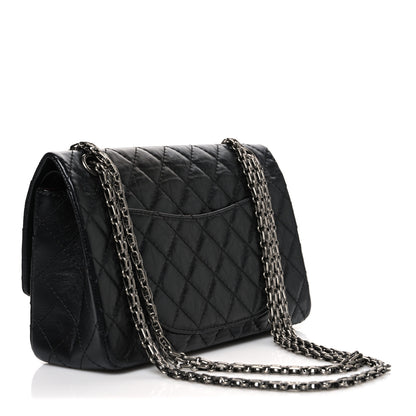 Chanel Aged Calfskin Quilted 2.55 Reissue 225 Flap Black 3 of 10