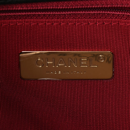 Chanel Goatskin Quilted Medium Chanel 19 Flap Black 6 of 9