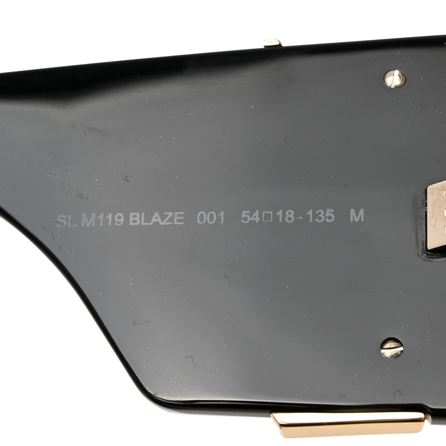 Acetate Blaze Sunglasses SL M119 Black