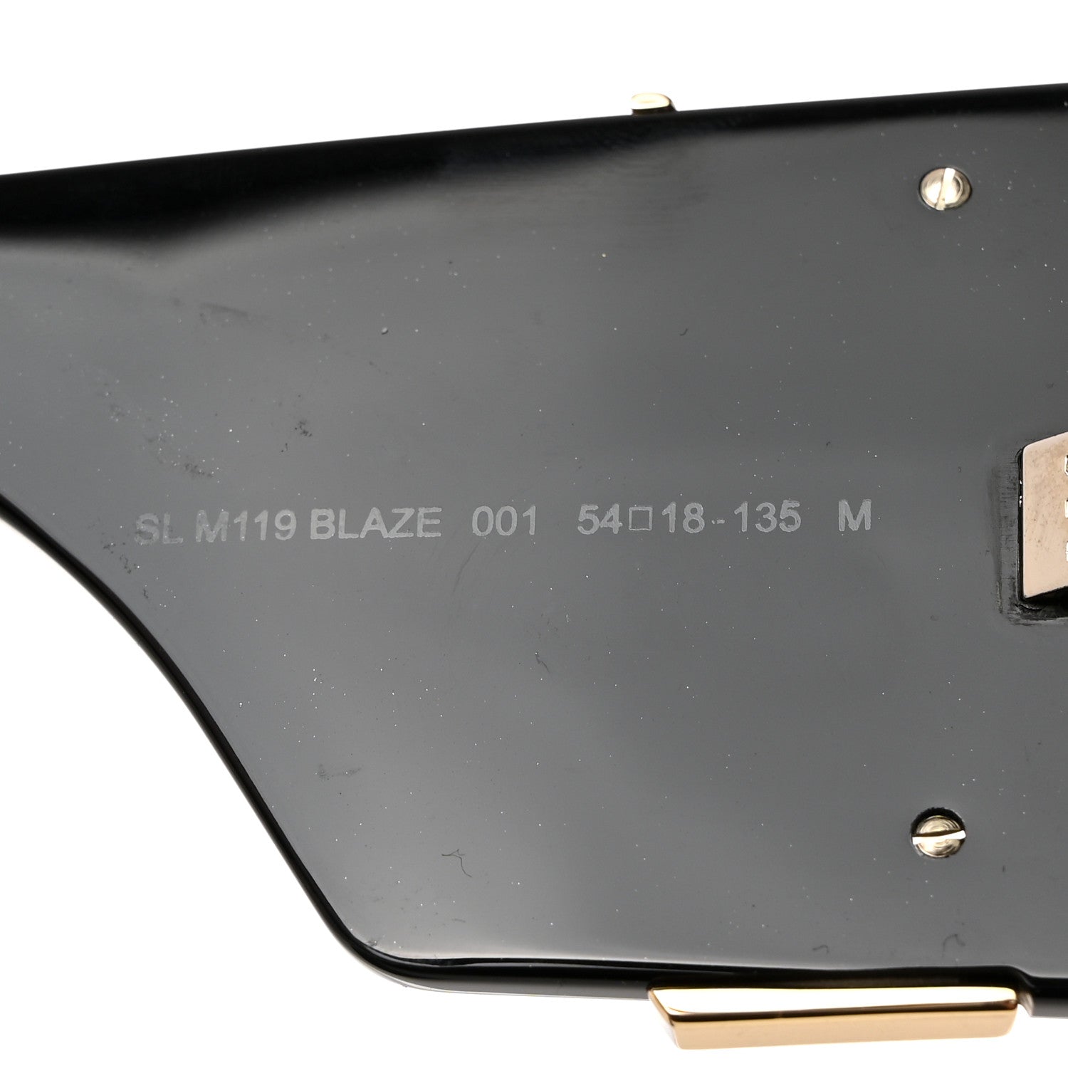 Saint Laurent Acetate Blaze Sunglasses SL M119 Black 5 of 8