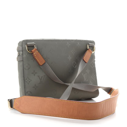 Louis Vuitton Monogram Titanium Messenger PM 3 of 11