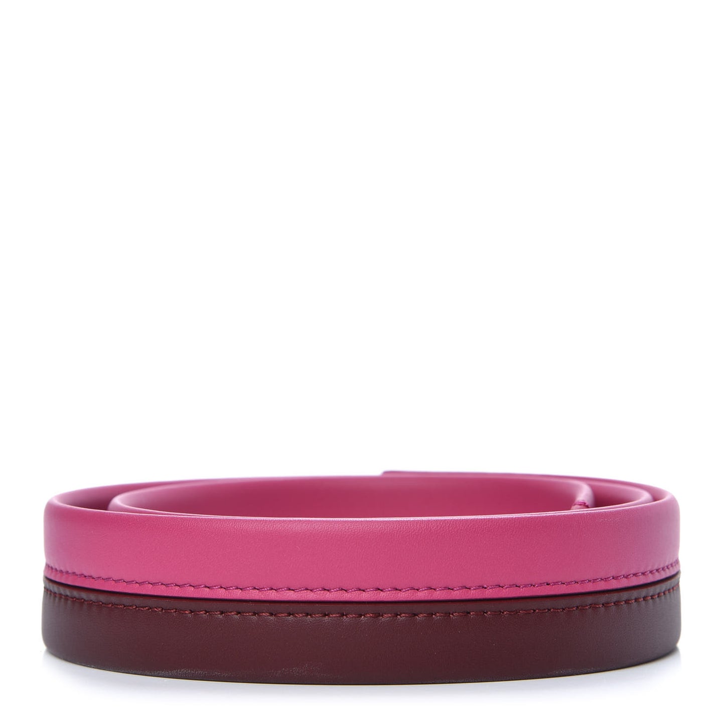 Calfskin Cluny BB Shoulder Strap Bordeaux Fuchsia