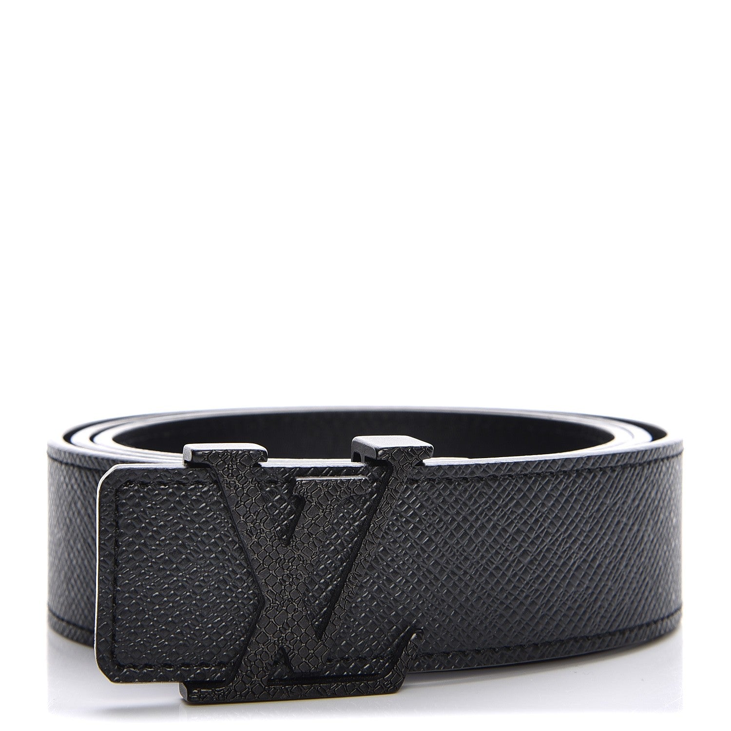 Louis Vuitton Taiga 35mm LV Initiales Belt 95 38 Ardoise 1 of 7