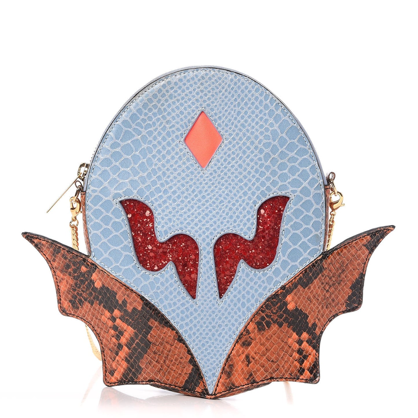 Faux Python Superstellaheroes Crossbody Bag Blue