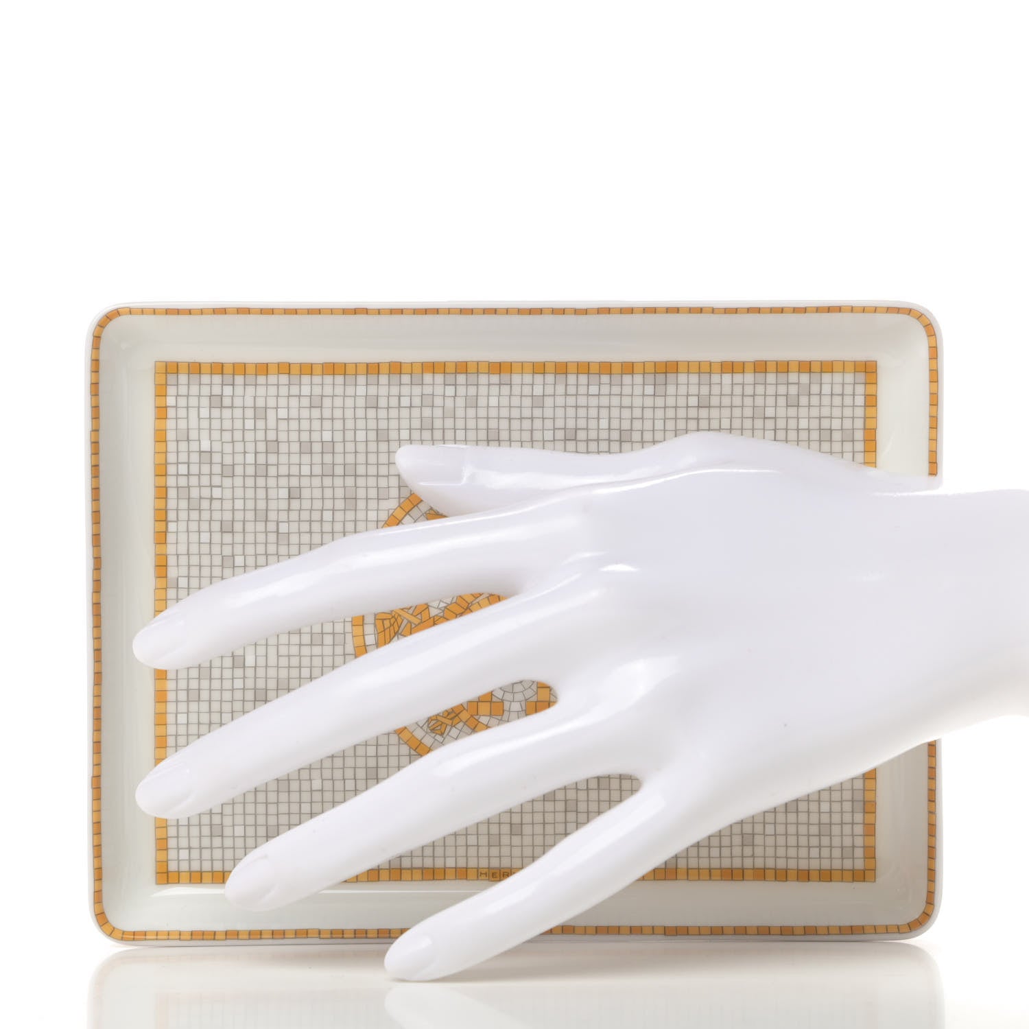Hermes Porcelain Mosaique au 24 Sushi Plate 2 of 6
