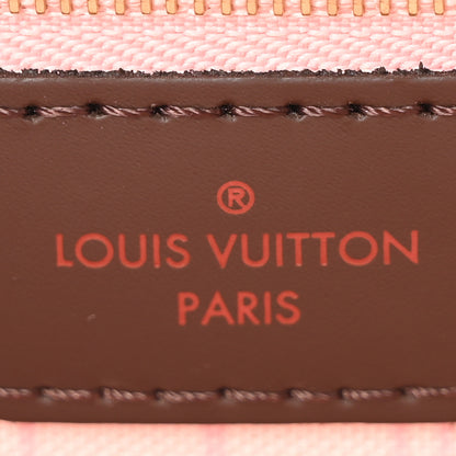 Louis Vuitton Damier Ebene Neo Neverfull MM Rose Ballerine 6 of 9