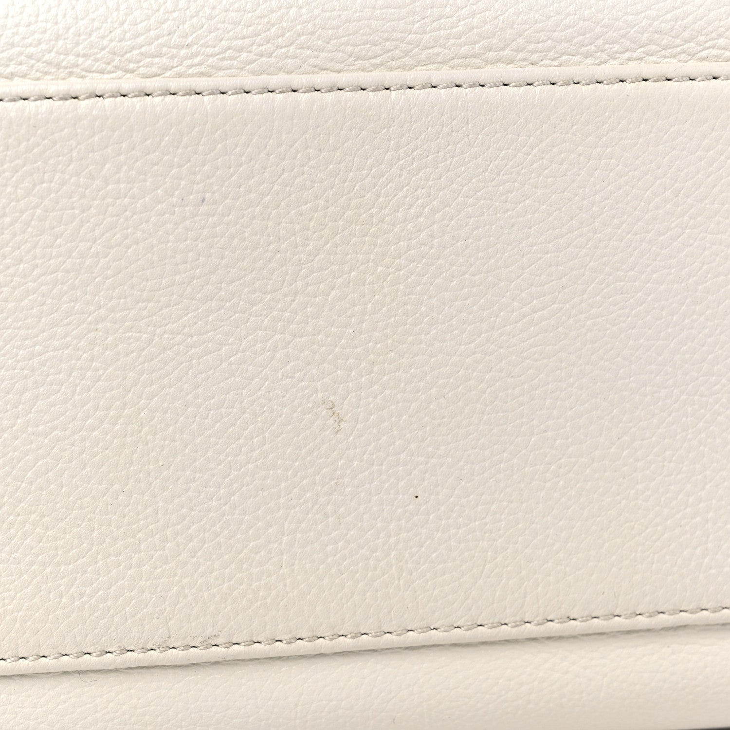 Chanel Calfskin Mademoiselle Lock Cerf Executive Shopper Tote White 16 of 22
