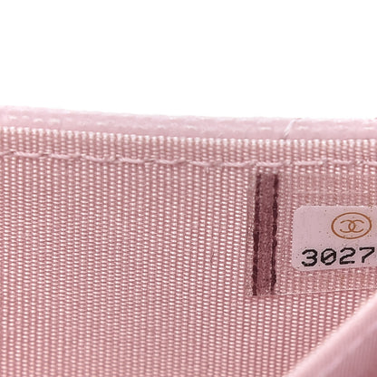 Chanel Caviar Quilted Coco Candy Card Holder On Chain Light Pink 9 of 10