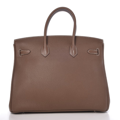 Hermes Togo Birkin 35 Etoupe 4 of 32