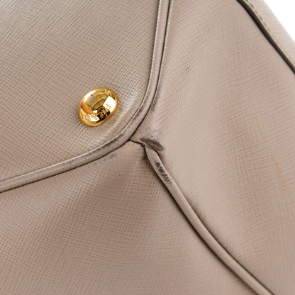 Prada Saffiano Medium Galleria Double Zip Tote Pomice 11 of 11
