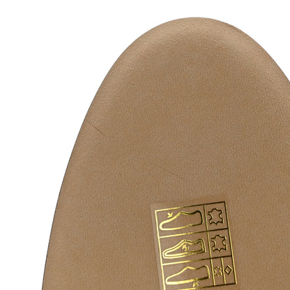 Chanel Lambskin Cap Toe CC Ballerina Flats 37.5 Beige Black 11 of 12