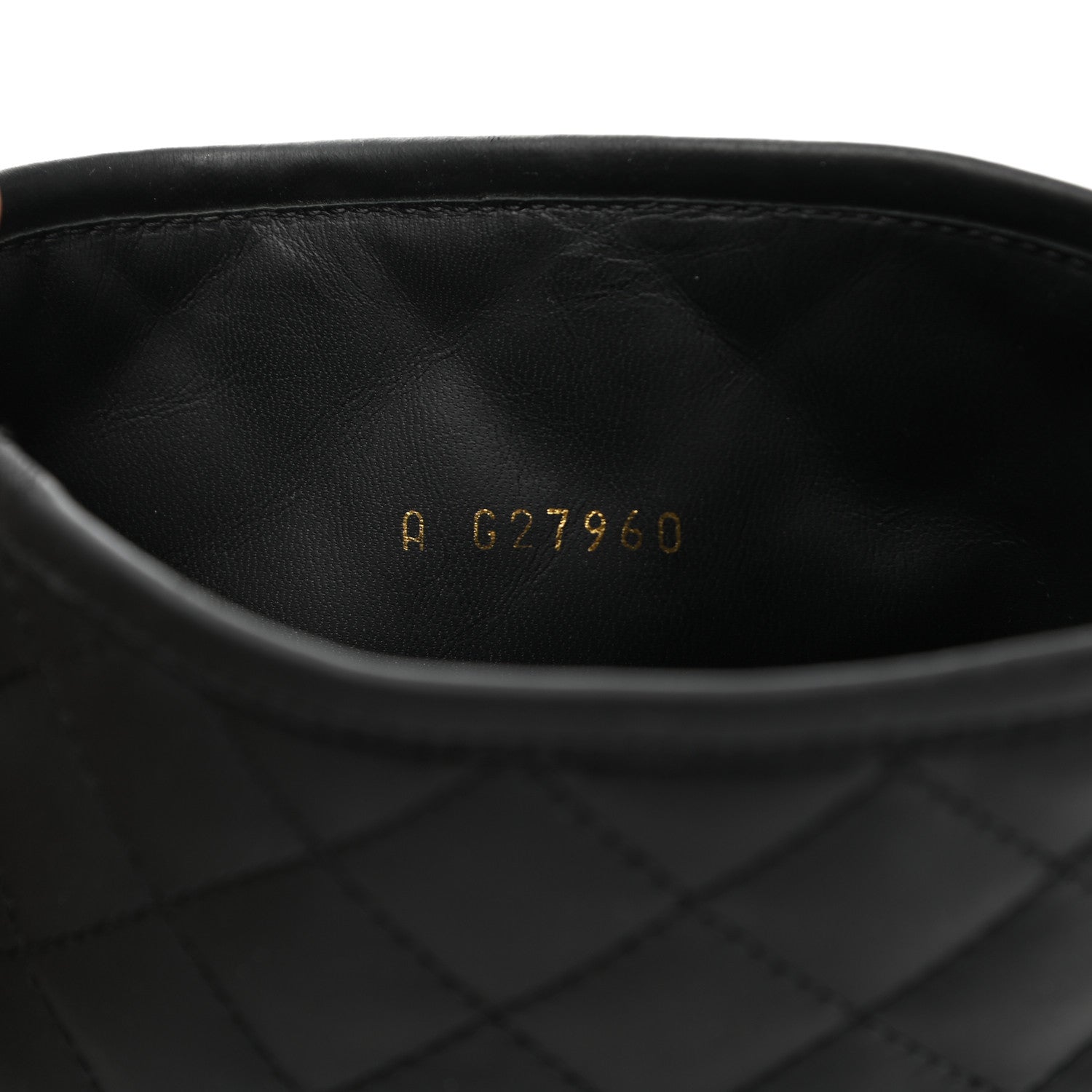 Chanel Rubber Quilted Rain Boots 41 Black 8 of 13