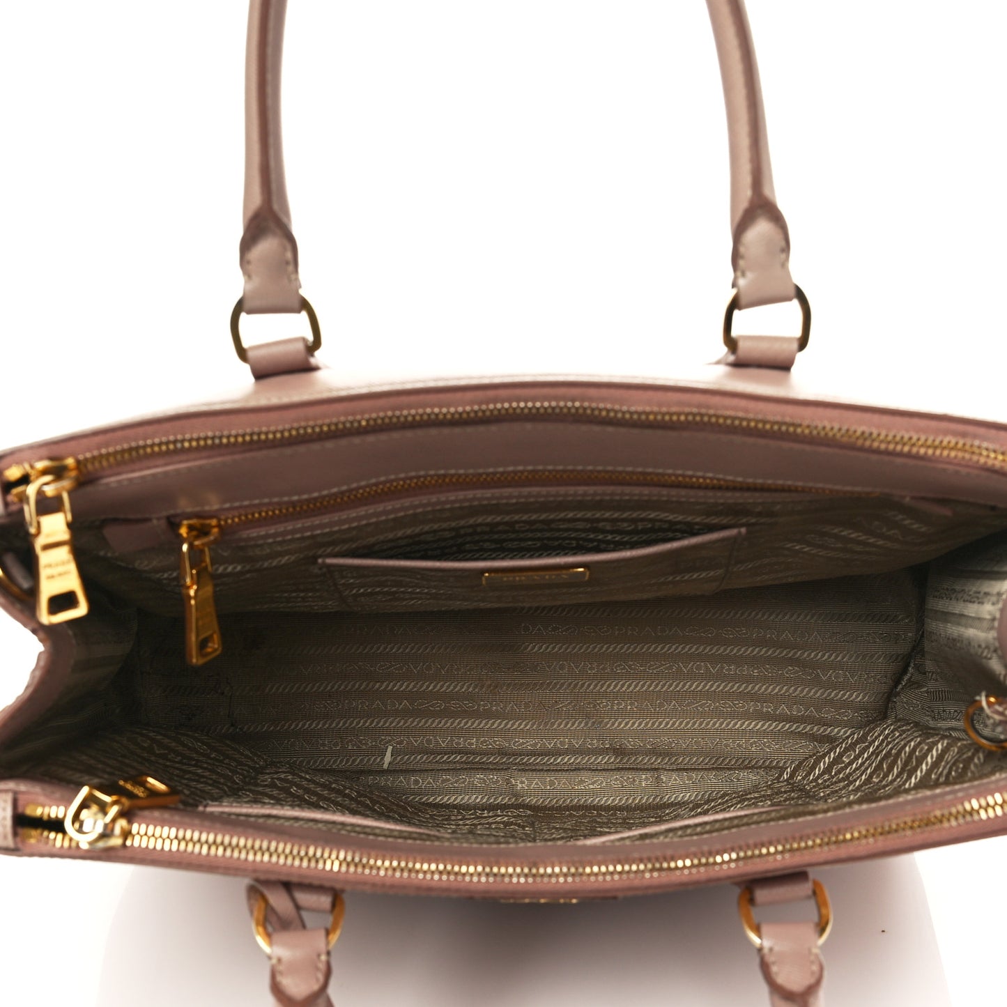 Saffiano Medium Galleria Double Zip Tote Cammeo