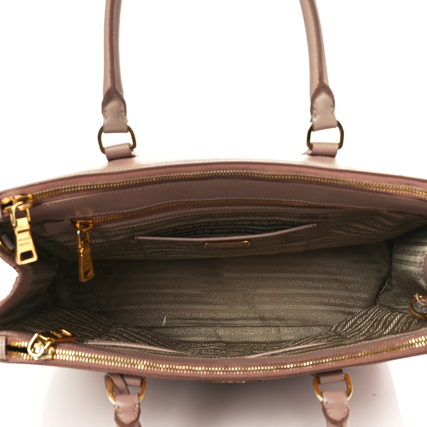 Prada Saffiano Medium Galleria Double Zip Tote Cammeo 5 of 7