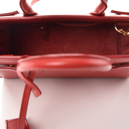 Saint Laurent Calfskin Nano Sac De Jour Lipstick Red 6 of 8