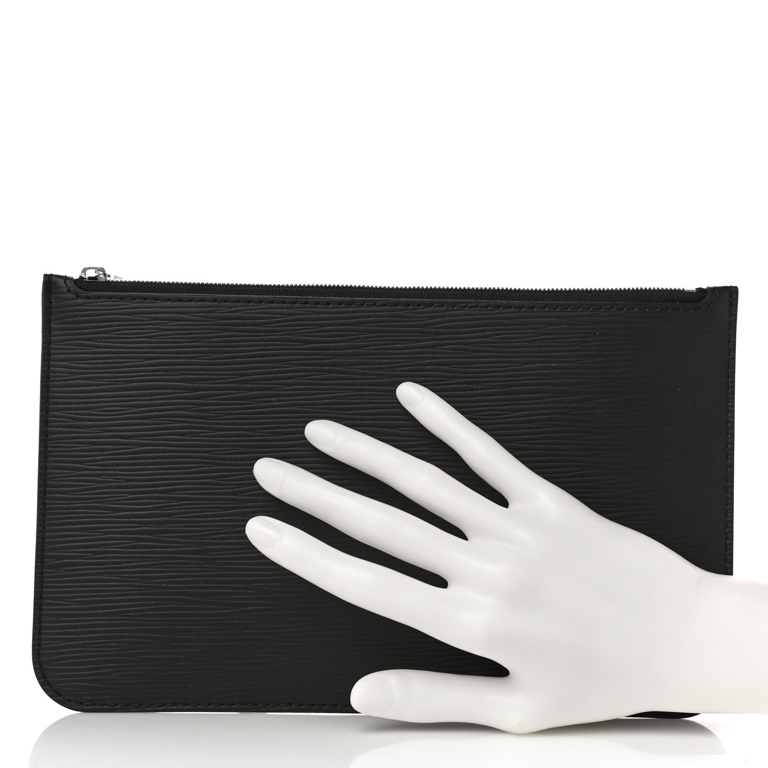 Louis Vuitton Epi Neverfull Pochette MM GM Black 2 of 10