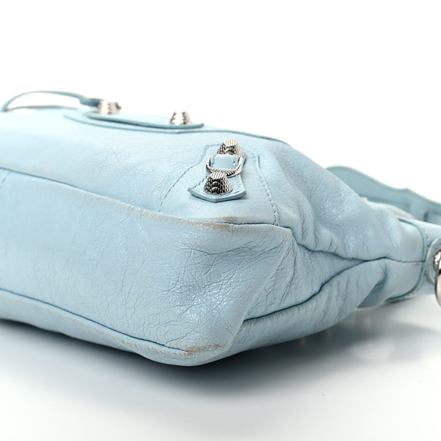 Agneau Giant 12 Silver Hardware First Bleu Dragee