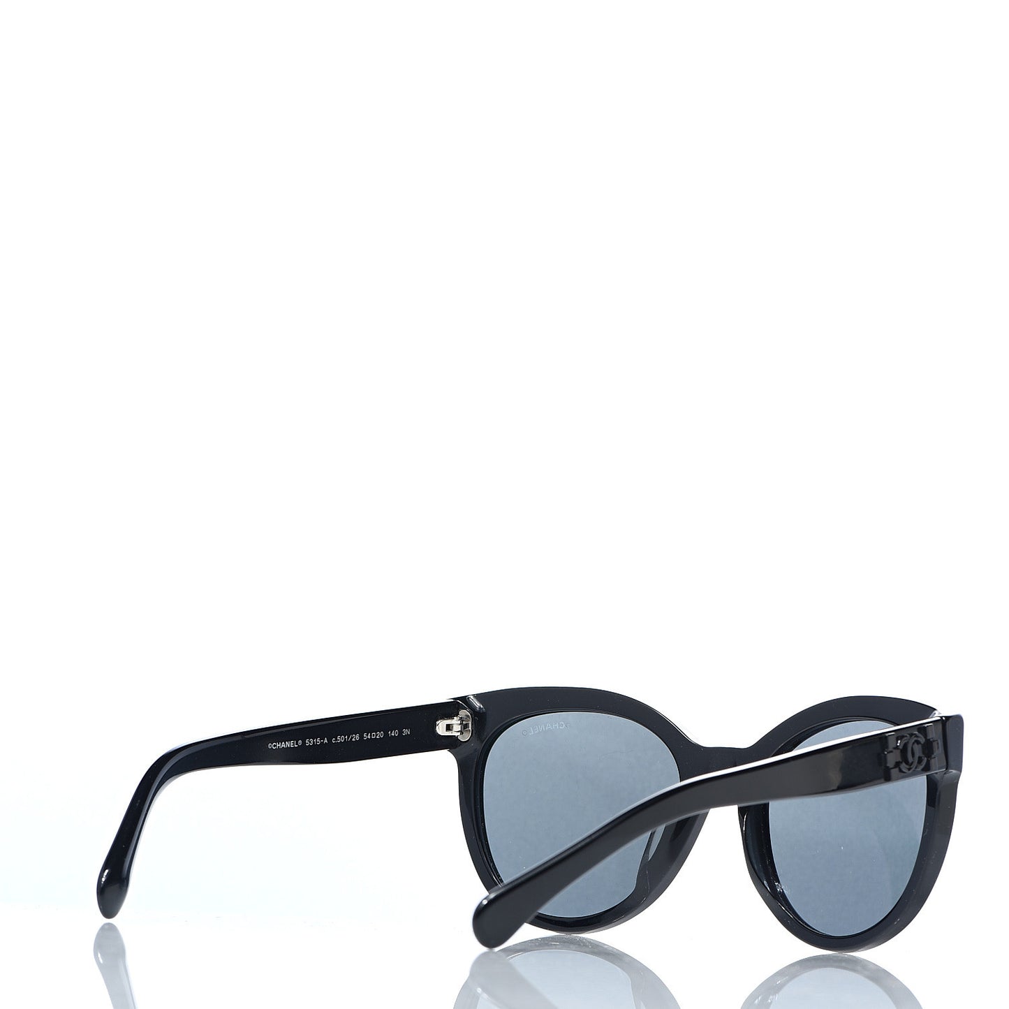Pantos Signature CC Sunglasses 5315 Black
