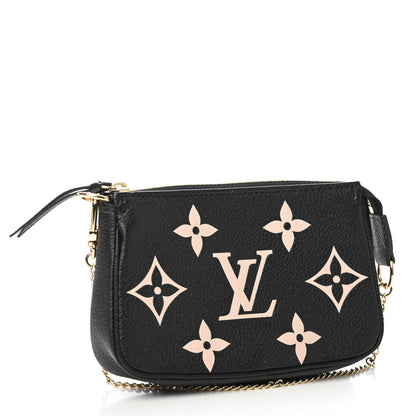 Louis Vuitton Empreinte Monogram Giant Mini Pochette Accessories Black 3 of 7