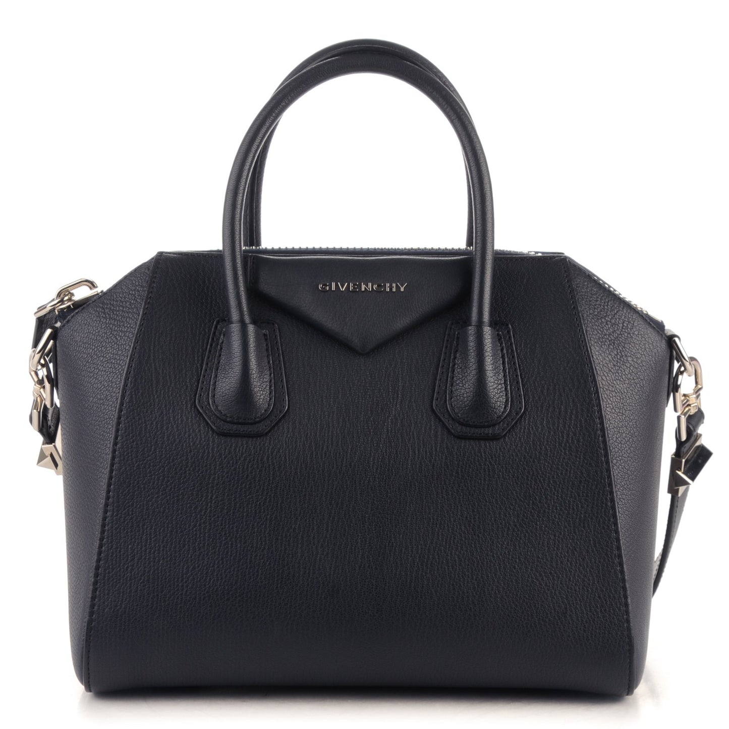 Sugar Goatskin Small Antigona Navy