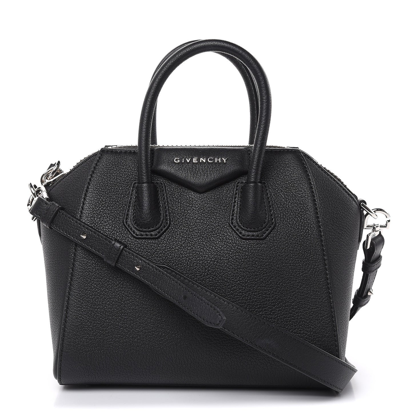 Sugar Goatskin Mini Antigona Black