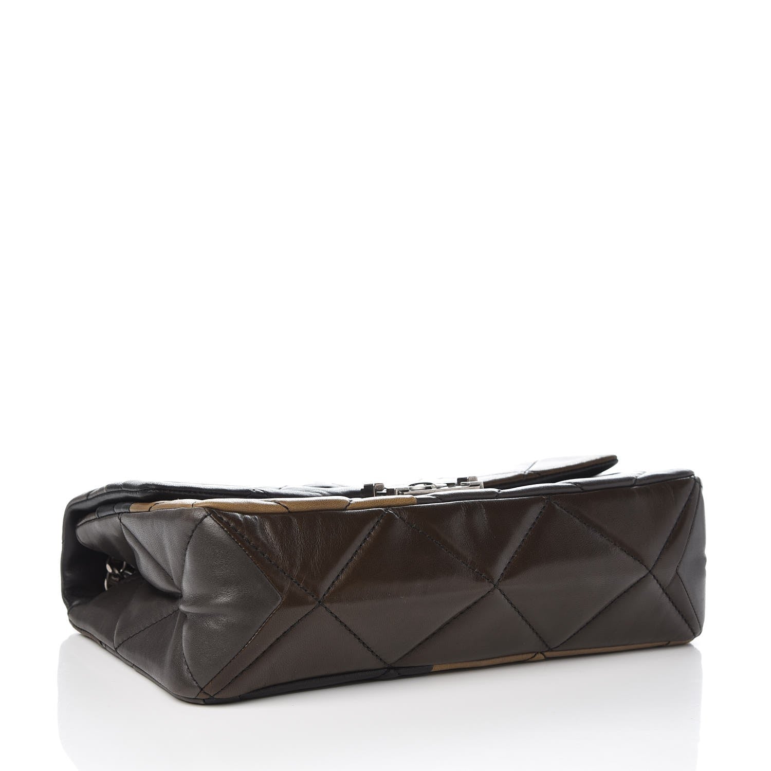 Chanel Lambskin Quilted Patchwork Boy Flap Brown 4 of 8