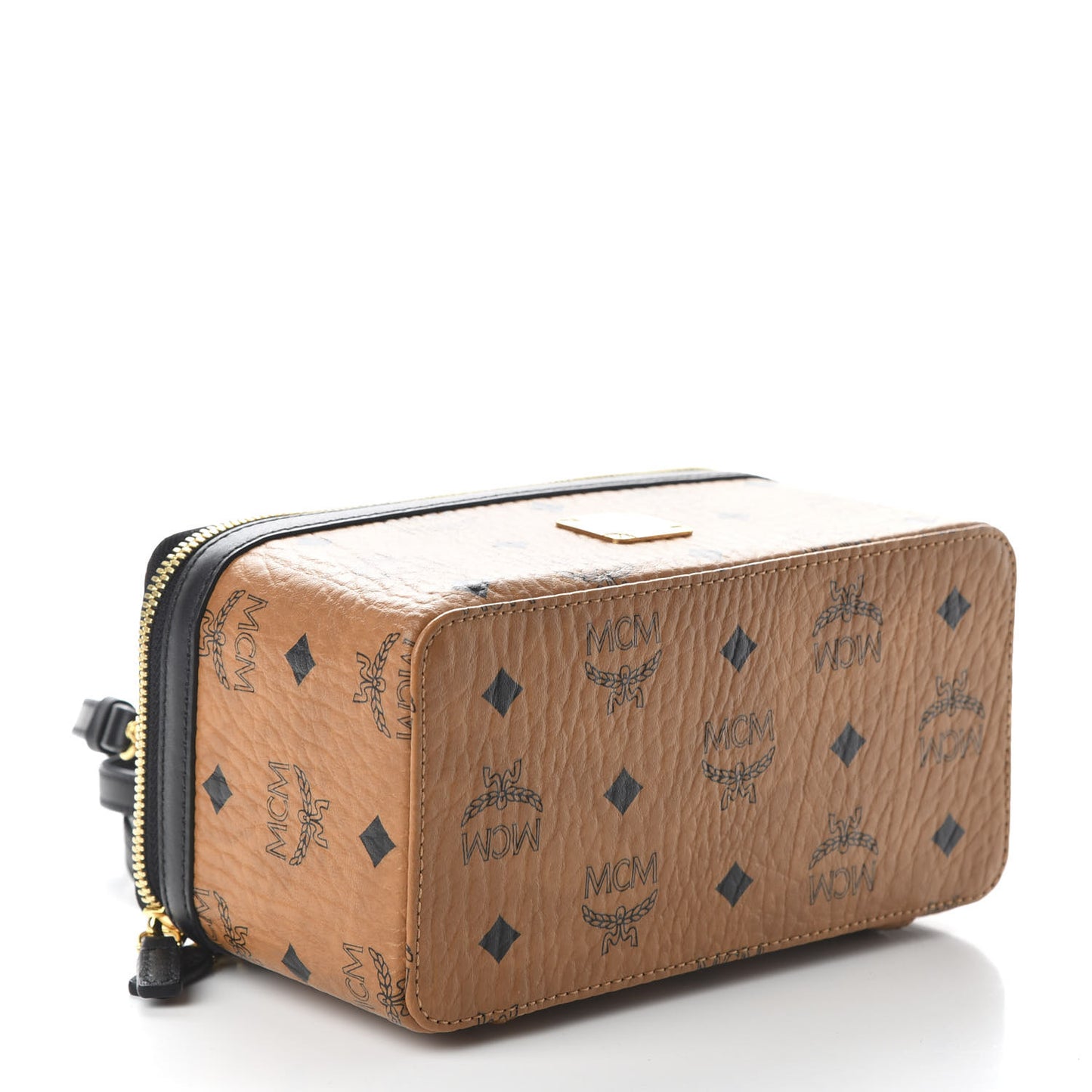 Visetos Vanity Case Cognac Black
