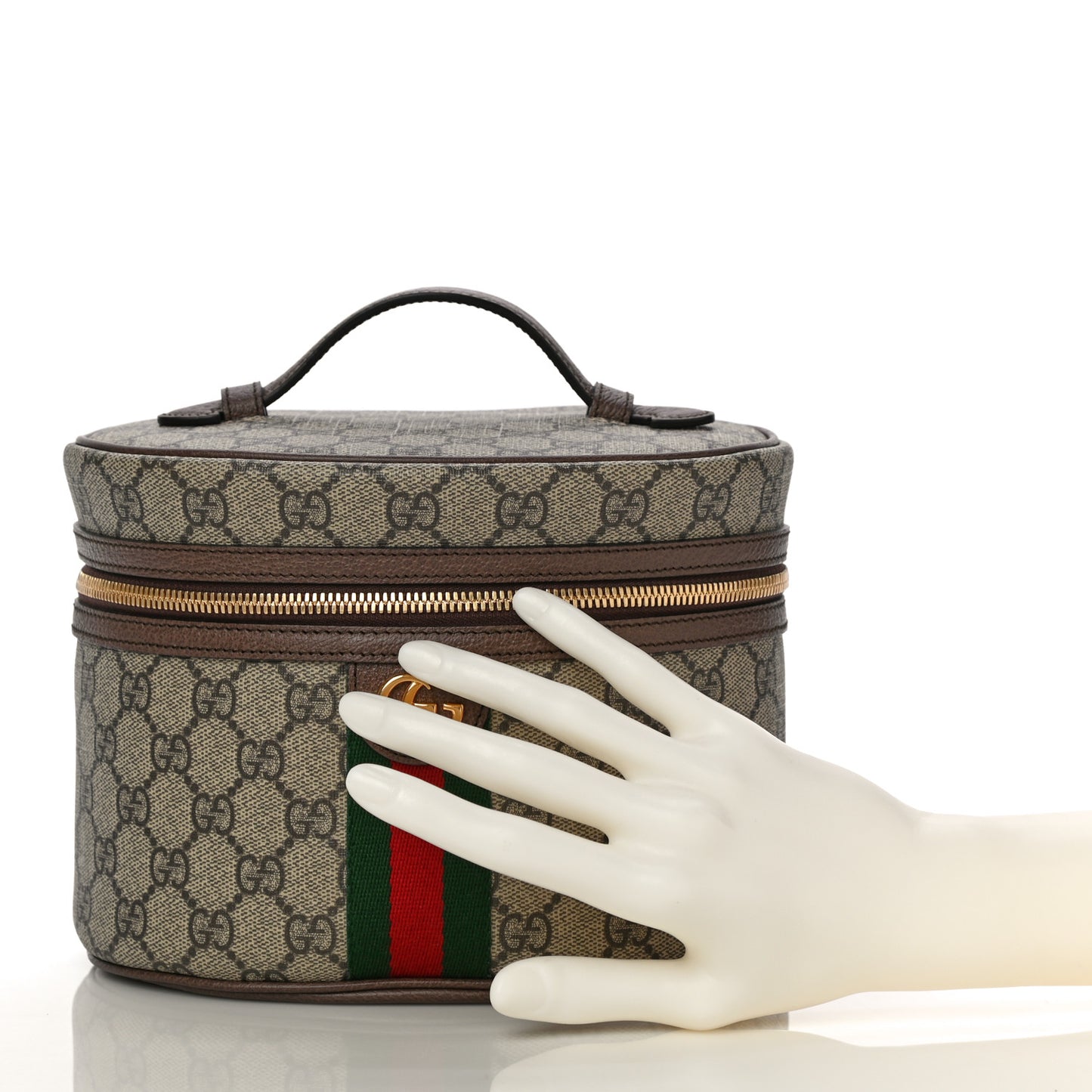 GG Supreme Monogram Ophidia Vanity Cosmetic Case