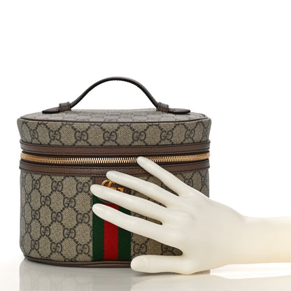 Gucci GG Supreme Monogram Ophidia Vanity Cosmetic Case 2 of 12